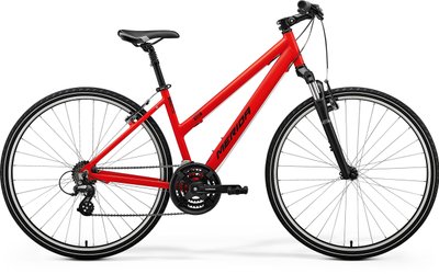 Велосипед MERIDA CROSSWAY L 10-V matt race red (black) A62411A 01099 фото
