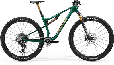 Велосипед MERIDA NINETY-SIX RC 10K evergreen (black/gold) A62411A 01225 фото