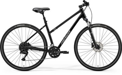 Велосипед MERIDA CROSSWAY L 100 glossy black (silver) A62411A 01485 фото