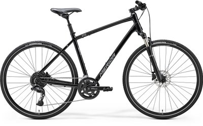 Велосипед MERIDA CROSSWAY 300 glossy black (silver) A62411A 01457 фото