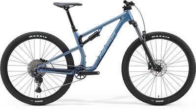 Велосипед MERIDA ONE-TWENTY 300 silk steel blue (blue/lime) A62411A 02736 фото