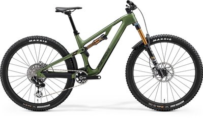 Велосипед MERIDA ONE-FORTY 10K silk green (black/gold) A62411A 01158 фото