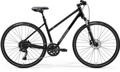 Велосипед MERIDA CROSSWAY L 300 glossy black (silver) A62411A 01463 фото