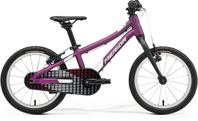 Велосипед MERIDA MATTS J. 16 matt purple (white/red) A62411A 01054 фото