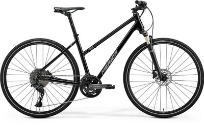 Велосипед MERIDA CROSSWAY L 700 glossy black (silver) A62411A 01419 фото