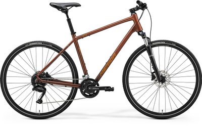 Велосипед MERIDA CROSSWAY 100 matt bronze (silver-brown) A62411A 01493 фото