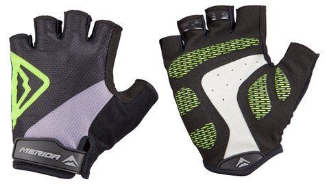 Рукавиці MERIDA CLASSIC Short Finger black/green 2280010477 фото