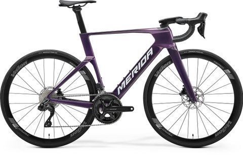 Merida REACTO 5000 (2027) aero шосейний велосипед Shimano 105 Di2 2x12, колір purple, розмір L (182-190 см) A62711A 00104 фото