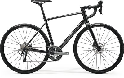 Велосипед MERIDA SCULTURA ENDURANCE 300 silk black (dark silver) A62411A 00402 фото
