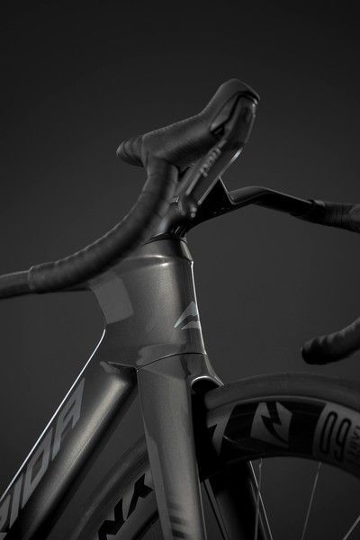 Merida REACTO 10K (2027) aero шосейний велосипед SRAM Red AXS 2x12, колір black/mineral gold, розмір M (174-185 см) A62711A00019 фото