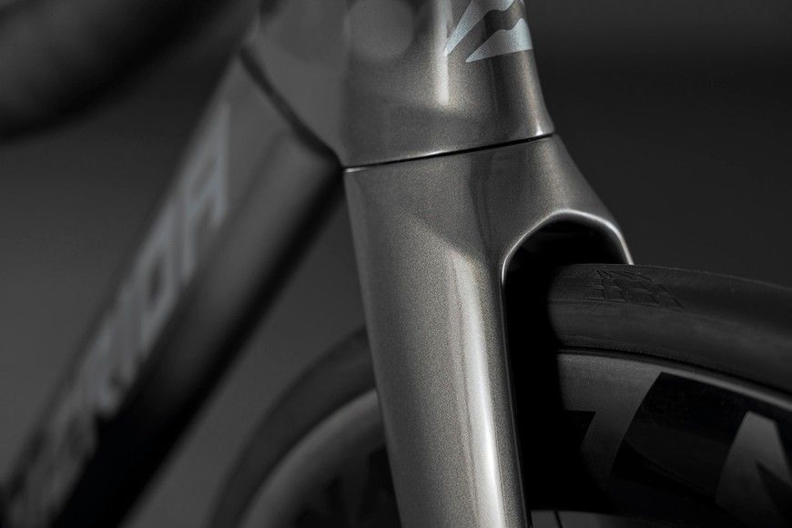Merida REACTO 10K (2027) aero шосейний велосипед SRAM Red AXS 2x12, колір black/mineral gold, розмір M (174-185 см) A62711A00019 фото