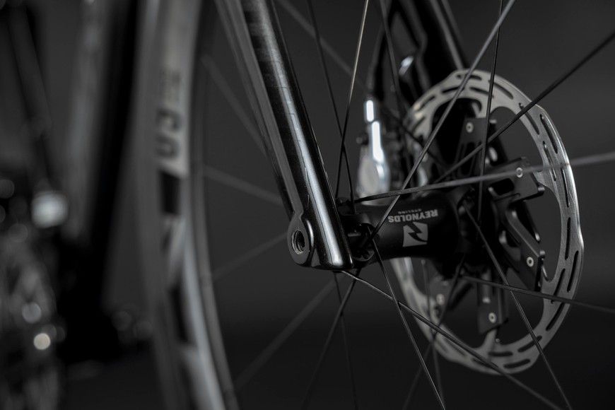 Merida REACTO 10K (2027) aero шосейний велосипед SRAM Red AXS 2x12, колір black/mineral gold, розмір M (174-185 см) A62711A00019 фото