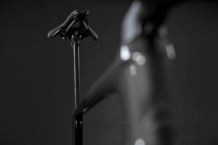 Merida REACTO 10K (2027) aero шосейний велосипед SRAM Red AXS 2x12, колір black/mineral gold, розмір M (174-185 см) A62711A00019 фото