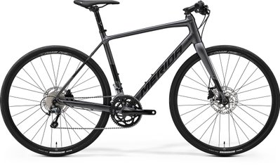 Велосипед MERIDA SPEEDER 300 silk dark silver (black) A62411A 00037 фото